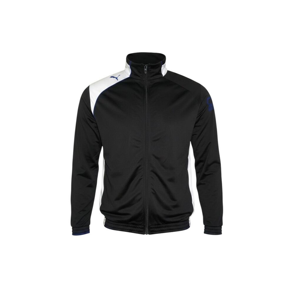Puma United Poly Black/White/Surf The Web Track Jacket Size S